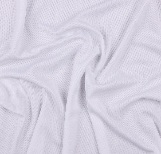 White Dimple Mesh Fabric image 2 of 3
