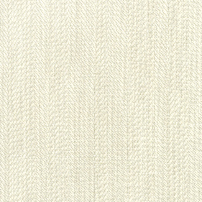 Ecru Belgian Linen Herringbone Fabric image 1 of 2