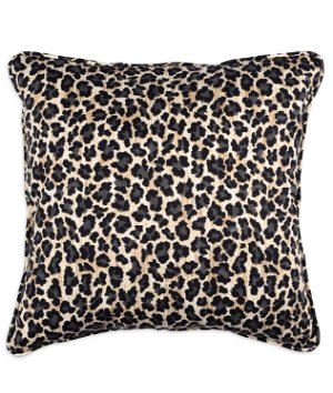 OFS™ 16 inch x 16 inch Alameda Gray Leopard Decorative Pillow with Piping