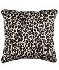 OFS™ 16" x 16" Alameda Gray Leopard Decorative Pillow with Piping