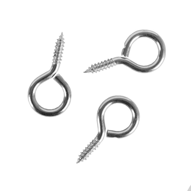 #8 Standard Screw Eye - 10 Pack