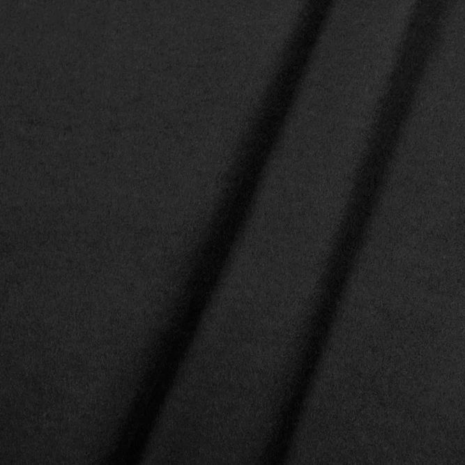 9 Oz Black FR Duvetyn Fabric