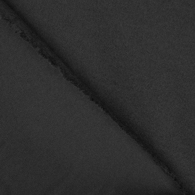 12 Oz Duvetyne FR Black Brushed Cotton Fabric image 2 of 2