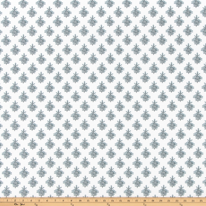 Premier Prints Dyann Shy Blue Slub Fabric image 2 of 2
