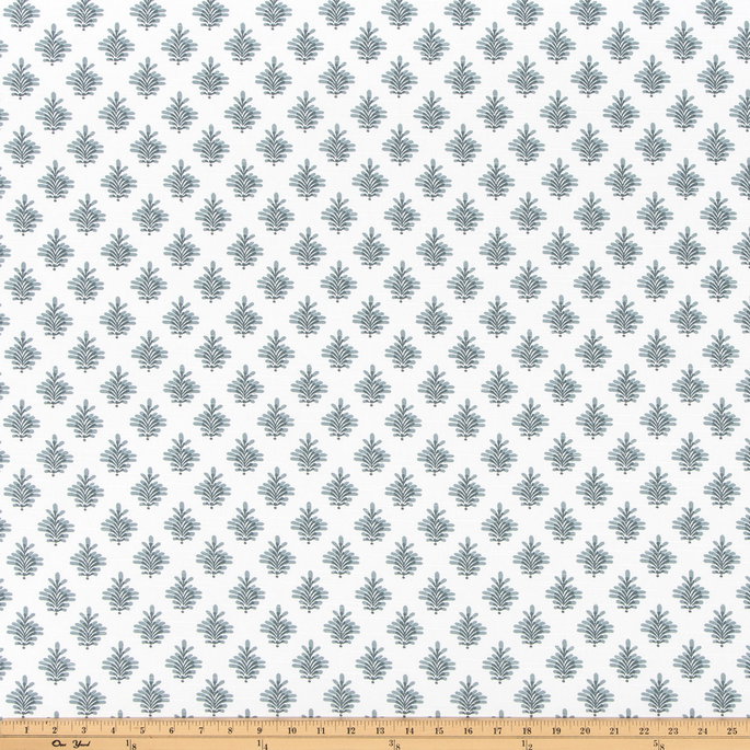 Premier Prints Dyann Shy Blue Slub Fabric image 2 of 2