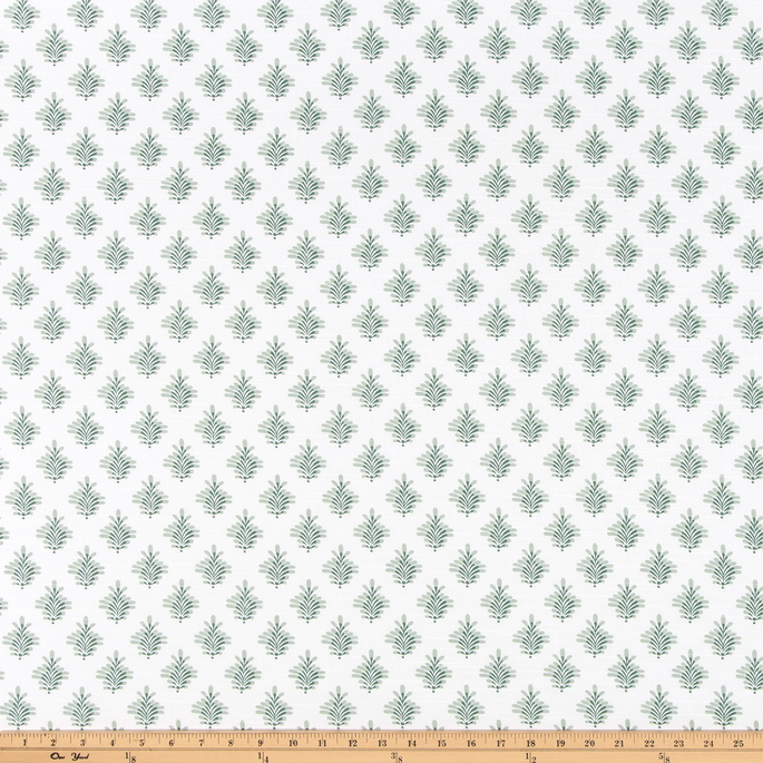 Premier Prints Dyann Spruce Slub Fabric image 2 of 2