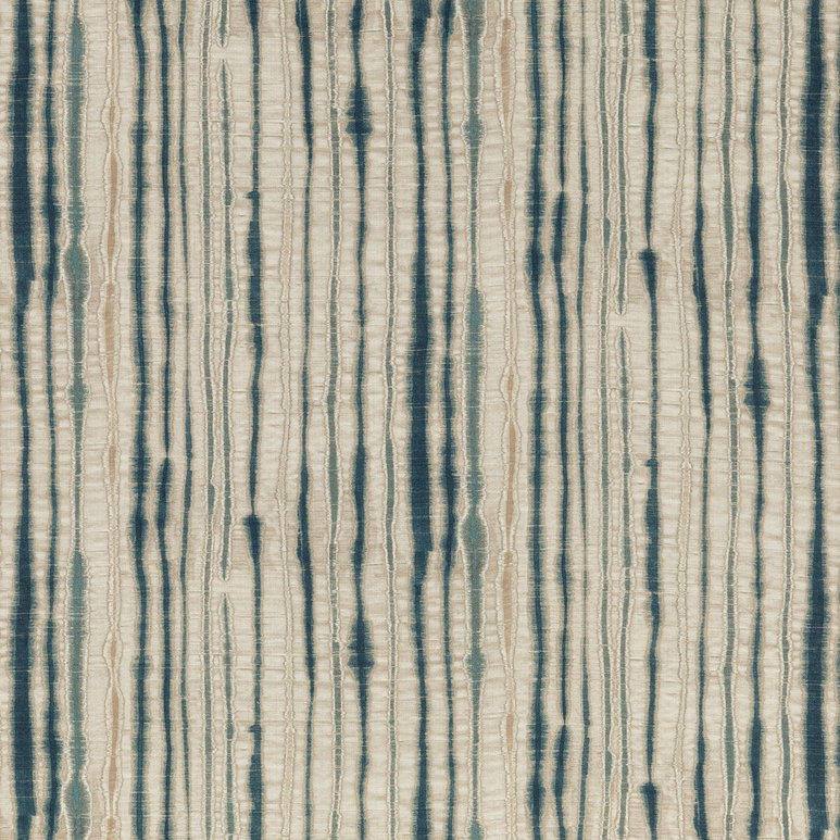 Threads Linear Indigo Fabric