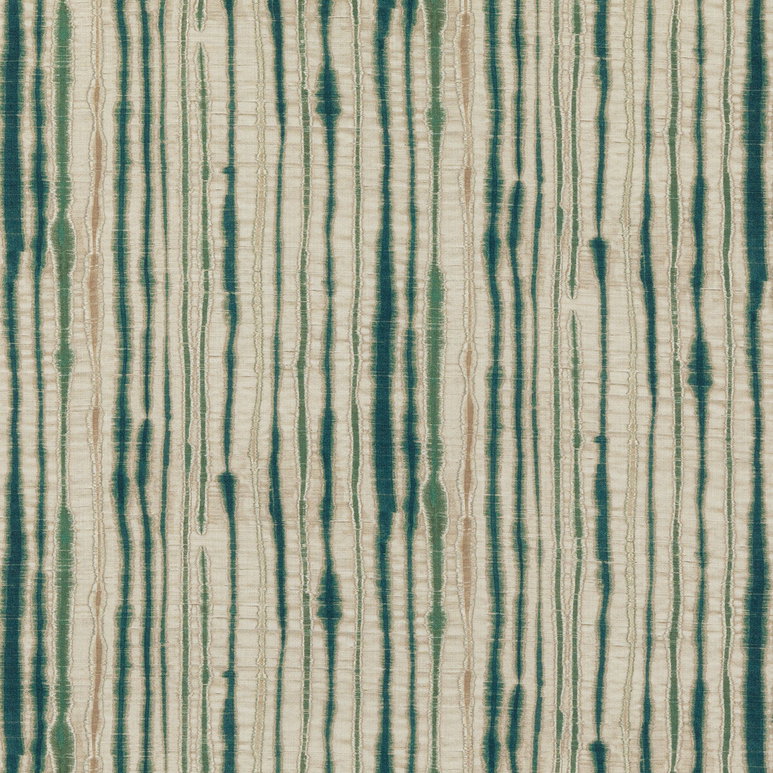 Threads Linear Teal Fabric
