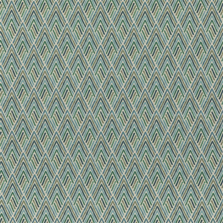 Threads Vista Teal Fabric