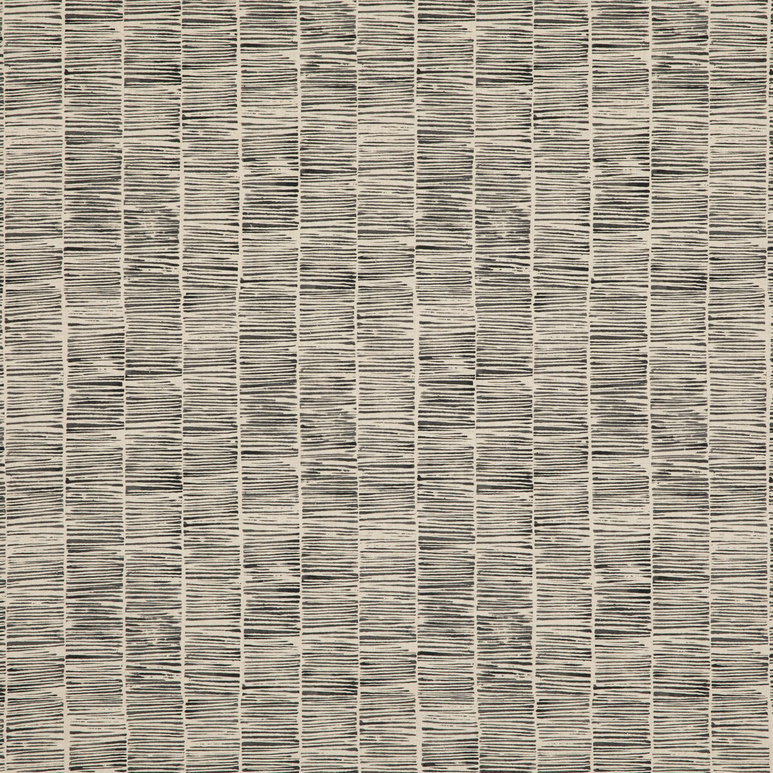 Threads Etching Charcoal Fabric