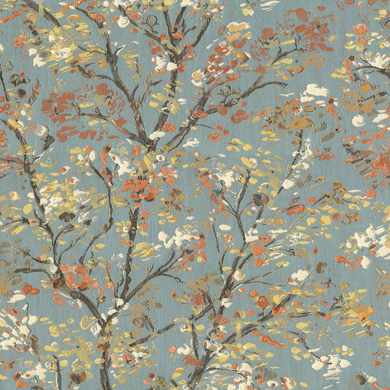 ABBEYSHEA Branch 91 Wedgewood Fabric