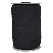 1/4" Black Braided Elastic - 196 Yards