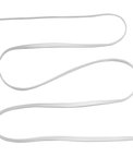 1/4" White Braided Elastic - 10 Yards