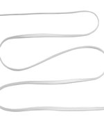 1/4" White Braided Elastic - 10 Yards