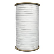 1/4" White Braided Elastic - 144 Yards