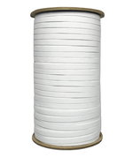 1/4" White Braided Elastic - 144 Yards