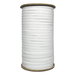 1/4" White Braided Elastic - 218 Yards