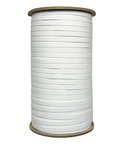 1/4" White Braided Elastic - 218 Yards