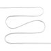 1/4" White Braided Elastic - 9 Yards