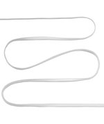 1/4" White Braided Elastic - 9 Yards