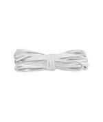 1/8" White Braided Elastic - 4 Yards