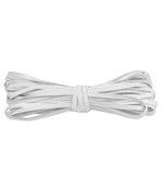 1/8" White Braided Elastic - 9 Yards