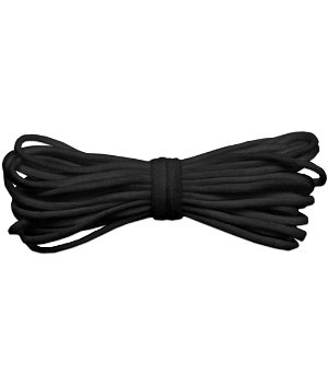 3毫米黑色软编织绳弹性-5码