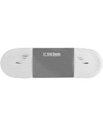 1/4" White Knit Elastic - 9 Yards
