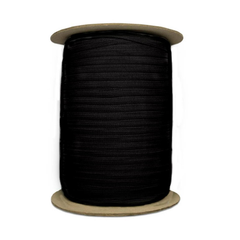 1/8" Black Knit Elastic - 288 Yards