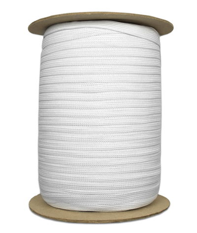 3/8 inch White Knit Elastic - 144 Yards
