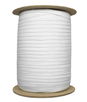 3/8" White Knit Elastic - 144 Yards