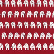 Premier Prints Ele Crimson Canvas Fabric