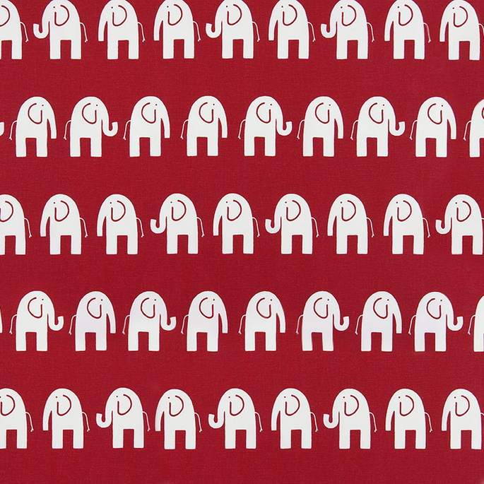 Premier Prints Ele Crimson Canvas Fabric image 1 of 2