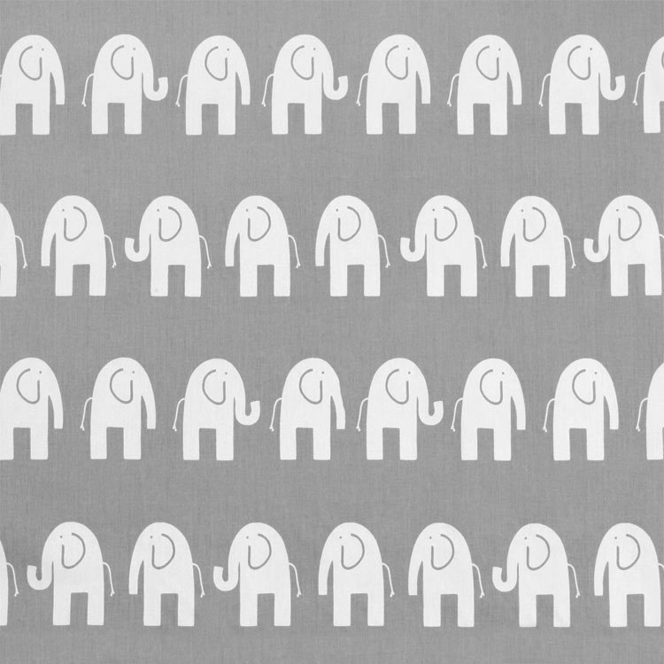 Premier Prints Ele Storm/White Twill Fabric