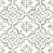 Seabrook Designs Encaustic Faux Tile Harbor Mist Wallpaper