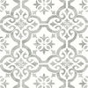 Etten Gallerie Encaustic Faux Tile Harbor Mist Wallpaper - Image 1