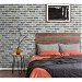 Seabrook Designs Vintage Faux Brick Steel Grey &amp; Tan Wallpaper thumbnail image 3 of 3