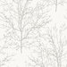 Seabrook Designs Winter Branches Pearl Grey Wallpaper
