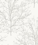 Seabrook Designs Winter Branches Pearl Grey Wallpaper