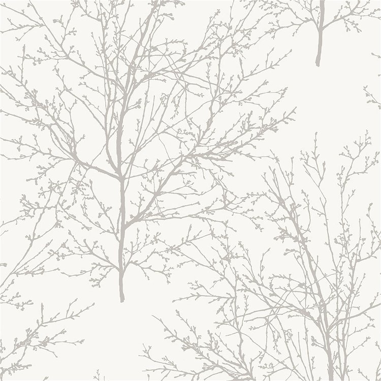 Etten Gallerie Winter Branches Pearl Grey Wallpaper