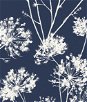 Seabrook Designs Dandelion Fields Navy Blue Wallpaper