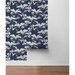 Seabrook Designs Bayberry Blossom Navy Blue Wallpaper thumbnail image 5 of 5
