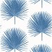 Seabrook Designs Palm Fronds Coastal Blue Wallpaper thumbnail image 1 of 4