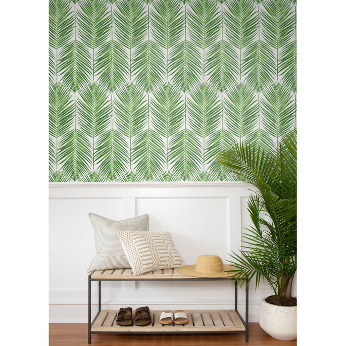 Seabrook Designs Marina Palm Summer Fern Wallpaper image 4 of 4