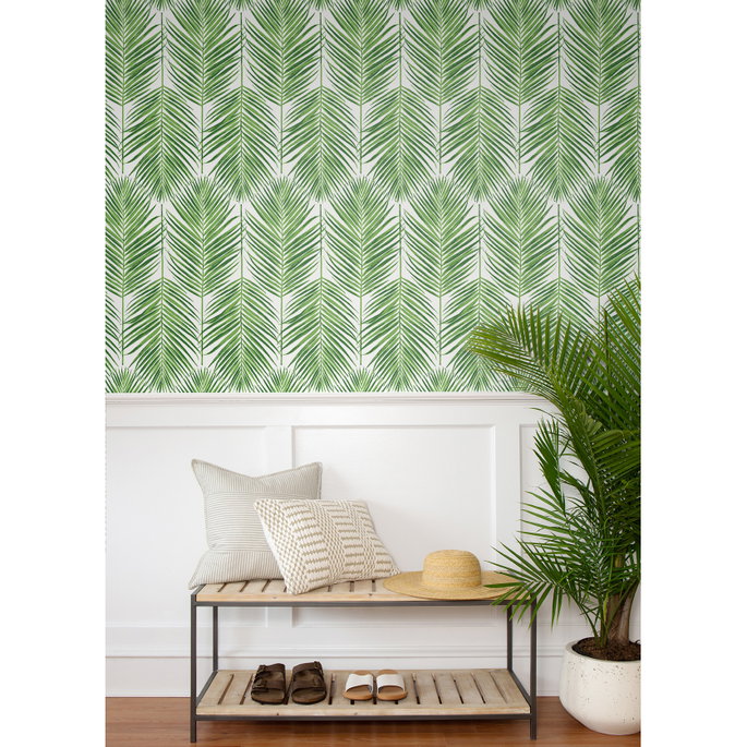 Seabrook Designs Marina Palm Summer Fern Wallpaper image 4 of 4