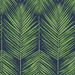 Seabrook Designs Marina Palm Moss Green &amp; Blue Wallpaper thumbnail image 1 of 5