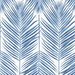 Seabrook Designs Marina Palm Coastal Blue Wallpaper