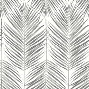 Seabrook Designs Marina Palm Daydream Grey Wallpaper