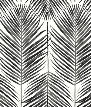 Seabrook Designs Marina Palm Ebony Wallpaper