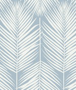 Seabrook Designs Athena Palm Hampton Blue Wallpaper